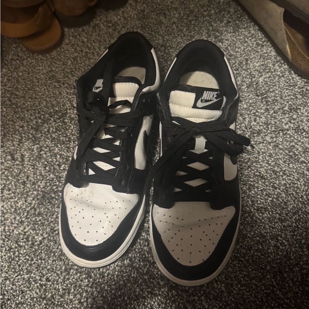 Nike Dunks Black and White Sneakers